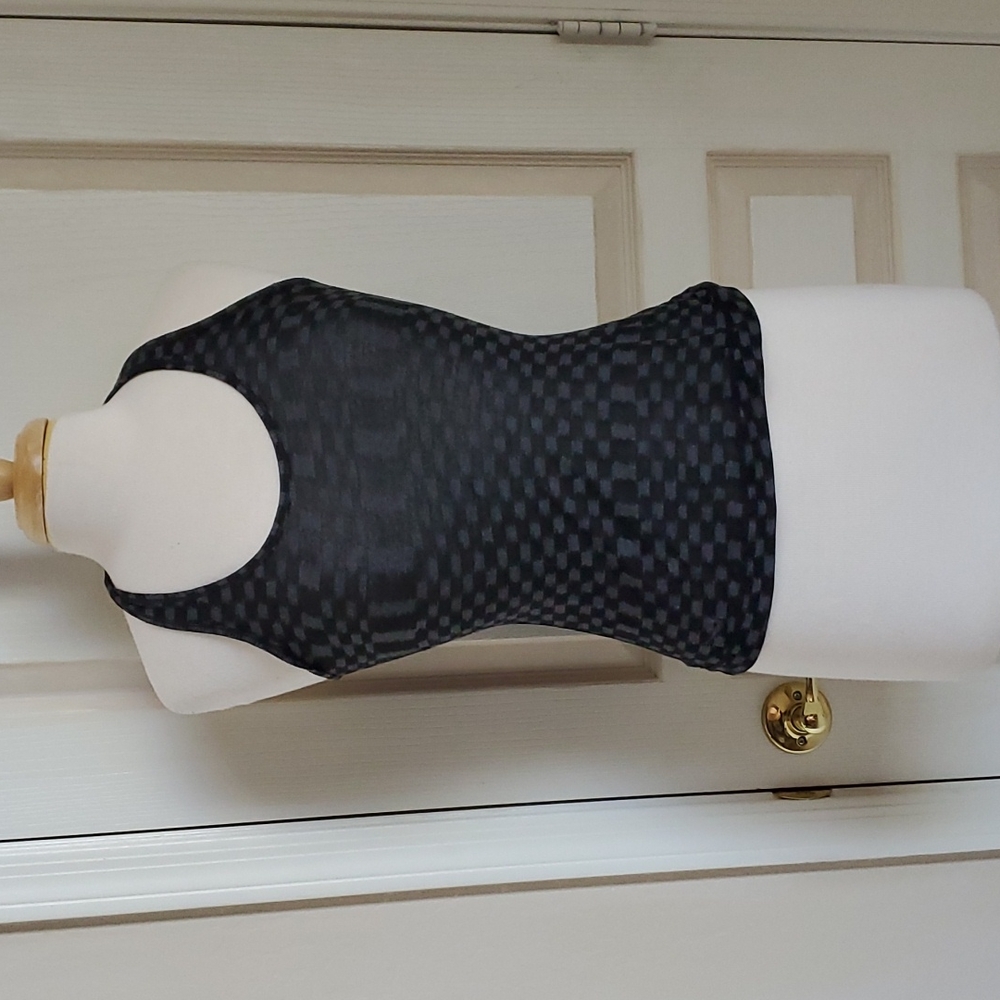 **SALE**Checkerboard Tback Tank